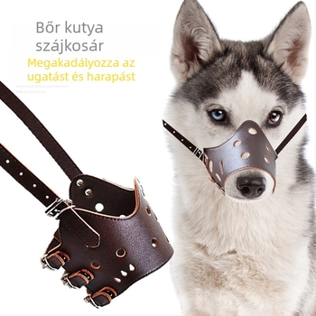 PU kutya szájvédő – légáteresztő, puha, biztonságos harapás elleni védelem | Pet Baihui
