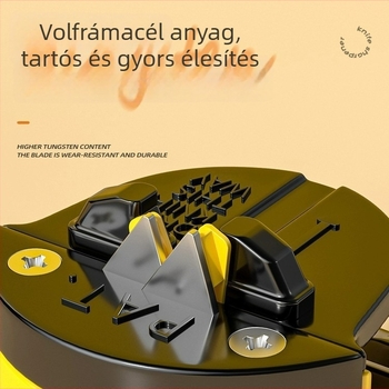 Little Yellow Duck Háztartási élező kő – Kompakt gyors élező mini vákuumos rögzítéssel a konyhai késekhez