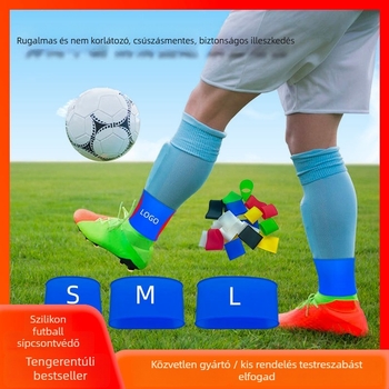 Szilikon sípcsont- és bokavédő edzéshez