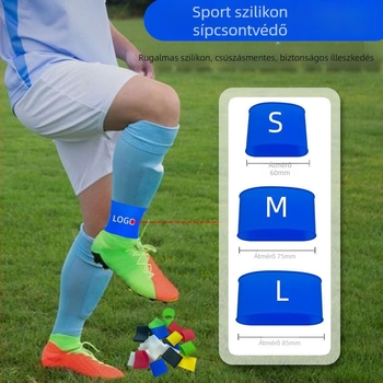 Szilikon sípcsont- és bokavédő edzéshez