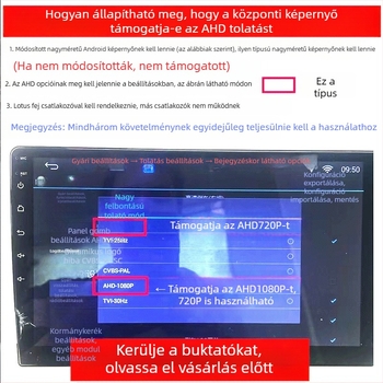 AHD kamera fisheye objektívvel, éjszakai látás gyenge megvilágítás mellett, Ultra HD, tolató kamera széles látószögű autóhoz