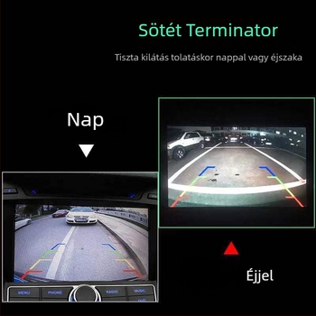 AHD kamera fisheye objektívvel, éjszakai látás gyenge megvilágítás mellett, Ultra HD, tolató kamera széles látószögű autóhoz