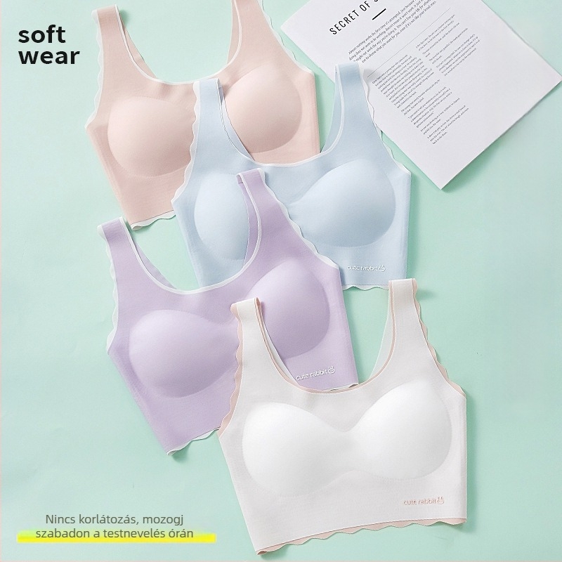 Sima melltartó-vest lányoknak 12–18 évesek, fejlődési szakasz, teljes kosár