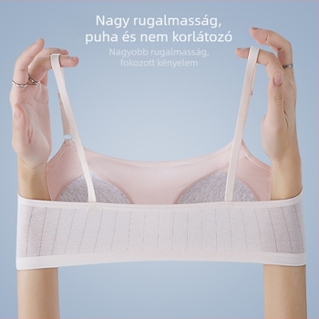 Pamutból készült fix kosaras melltartó lányoknak 12–16 évesek