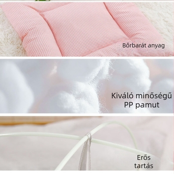Macskasátor mind a négy évszakra, félzárt kialakítás, levehető és mosható