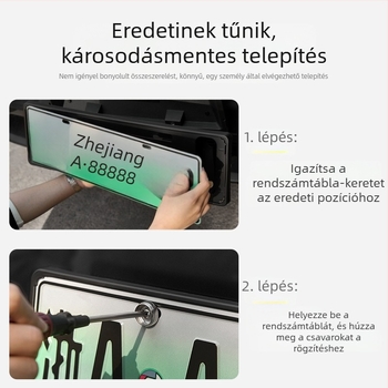 Függő, teljes körű rendszámkeret-tartó a Tesla Model Y és Model 3 új verziójához