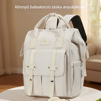 Új multifunkcionális anyukás táska kimenőkhöz, könnyű, stílusos hátizsák nagy kapacitással