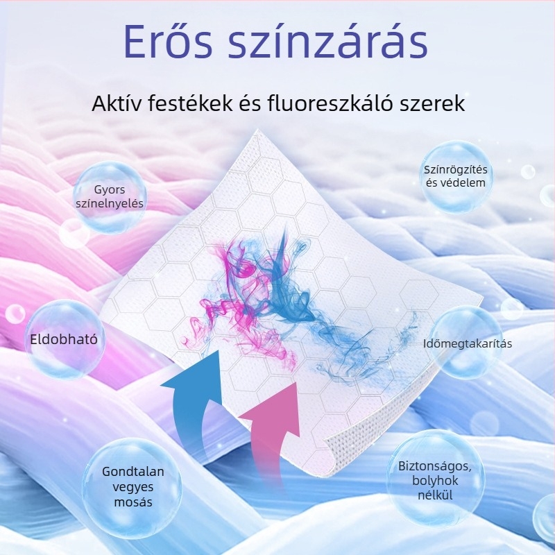 Színvédő izoláló lap mosáshoz – megakadályozza a színátvitelt