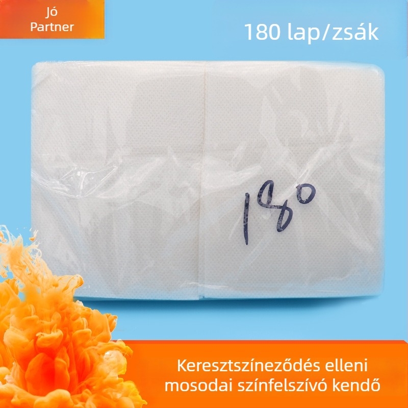 Nano mosási készlet színátvitel elleni védelemre: anti-bleed törölköző, színfelvevő kendők és lapok