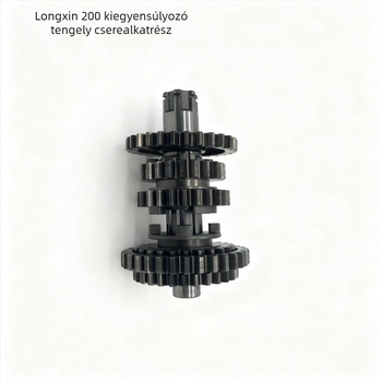 Loncin CBPCGP200 motor egyensúlytengely-összeszerelés – fő- és segédtengelyek fogaskerékkel