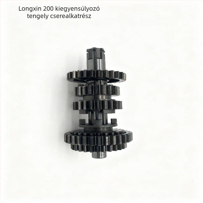 Loncin CBPCGP200 motor egyensúlytengely-összeszerelés – fő- és segédtengelyek fogaskerékkel