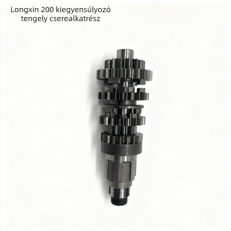Loncin CBPCGP200 motor egyensúlytengely-összeszerelés – fő- és segédtengelyek fogaskerékkel