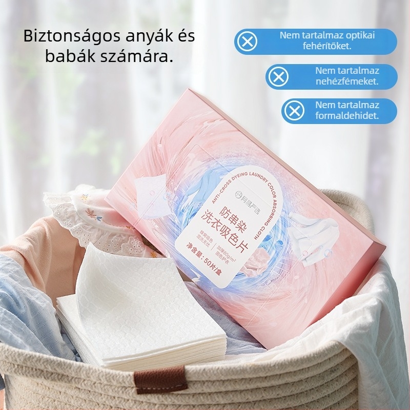NetEase Selected Színátvitel elleni mosólapok és színelnyelő papír mosógépekhez