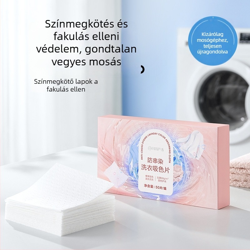 NetEase Selected Színátvitel elleni mosólapok és színelnyelő papír mosógépekhez