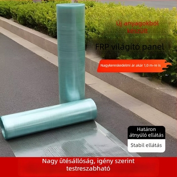 FRP átlátszó világító panelek tetőre – korrózióállóak, tűzállók, hőszigetelők, magas átláthatóság