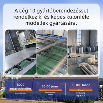 Üvegszálas félátlátszó világítási panel tetőhöz és erkélyhez, otthoni esővédő és üvegházi világító panel
