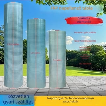 Áttetsző fénypanel üvegházhoz és naposzobához, sík világítópanelek