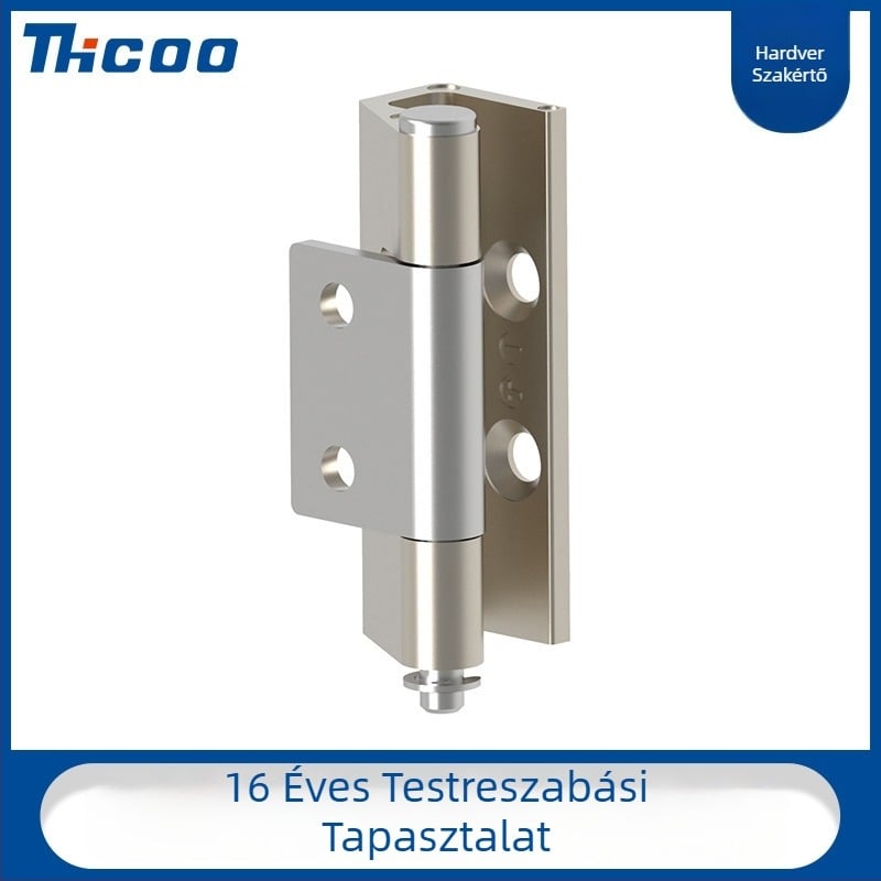 B2108-2 Hegesztett zsanér elosztó doboz és szekrényajtókhoz, szerszámdoboz-zsanér, nikkelezett bevonattal