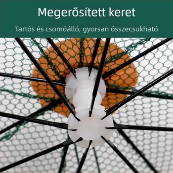Összecsukható garnéla-fogó ketrec kültéri halászathoz