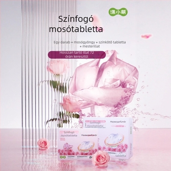 Színátvitelt megakadályozó mosótabletták hosszan tartó illattal, többfunkciós