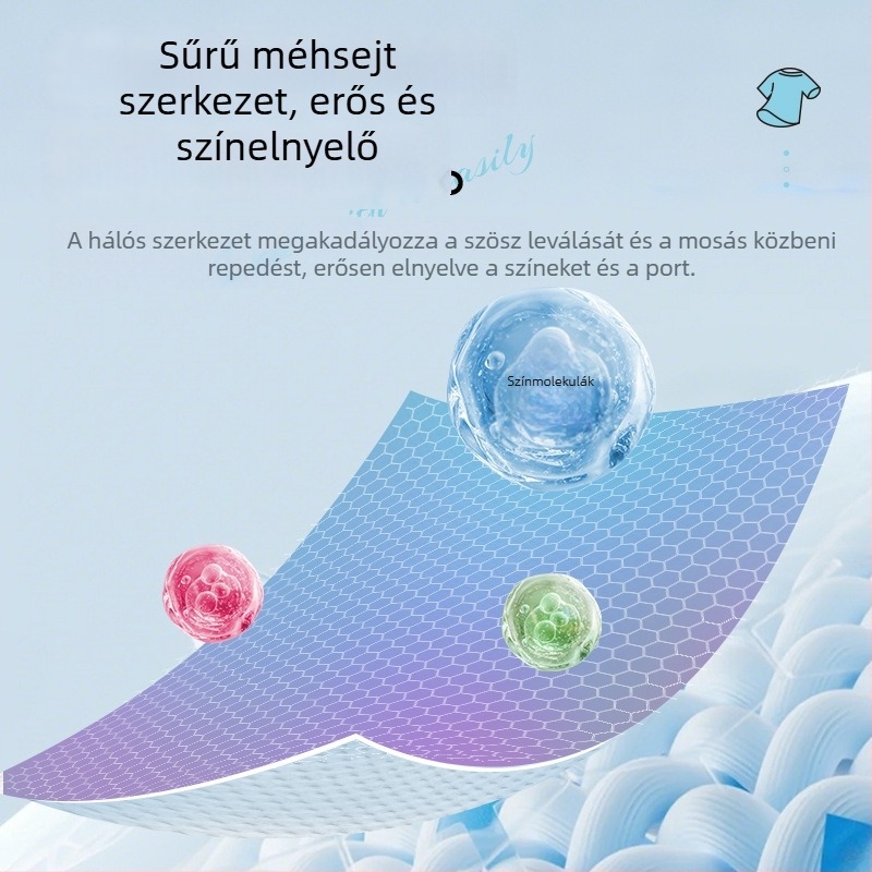 Színfelszívó lapok vegyes mosáshoz, a színek átvitelének megakadályozására