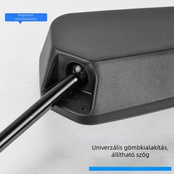 Konvex hátsó tükör robogókhoz, műanyagból, 8 mm menet