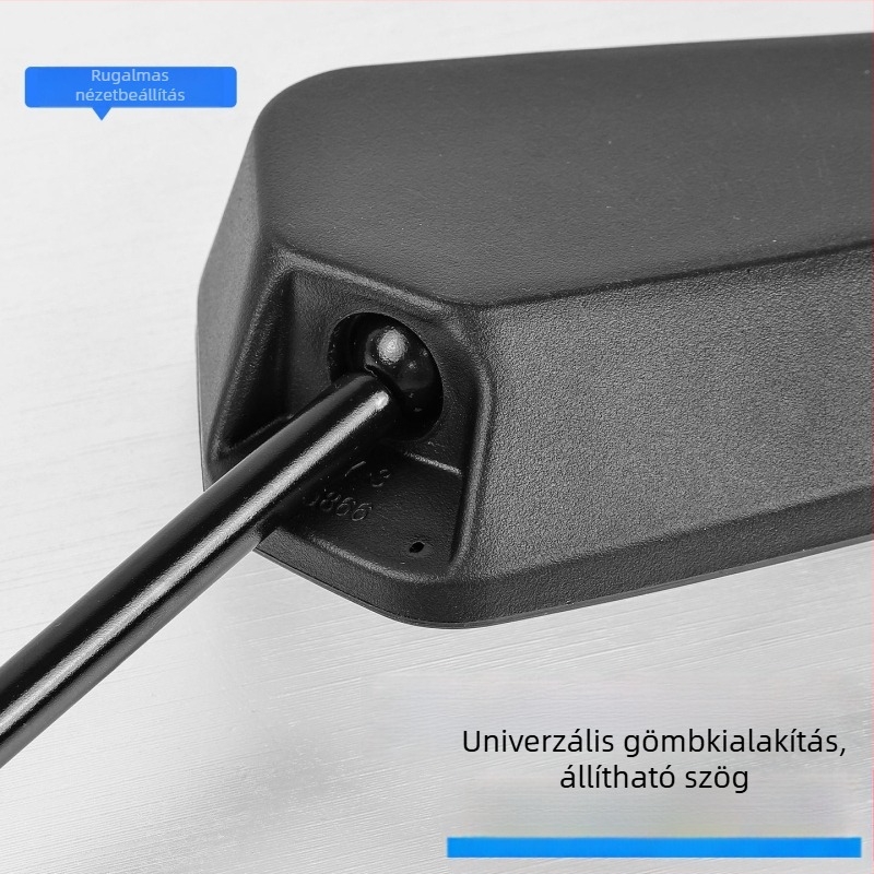 Konvex hátsó tükör robogókhoz, műanyagból, 8 mm menet