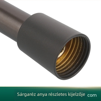 PVC zuhanycső grafit szürke, öt rétegű, robbanásbiztos és csavarodásálló, vastított, univerzális a fürdőszobához