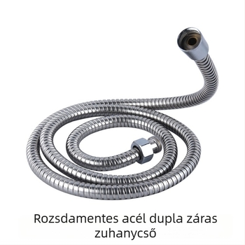 Rozsdamentes acélból készült átlátszó belső cső, robbanásbiztos tömlő kézi zuhanyhoz