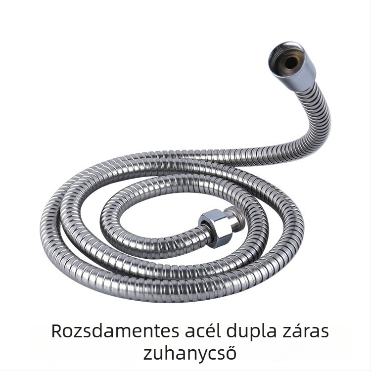 Rozsdamentes acélból készült átlátszó belső cső, robbanásbiztos tömlő kézi zuhanyhoz