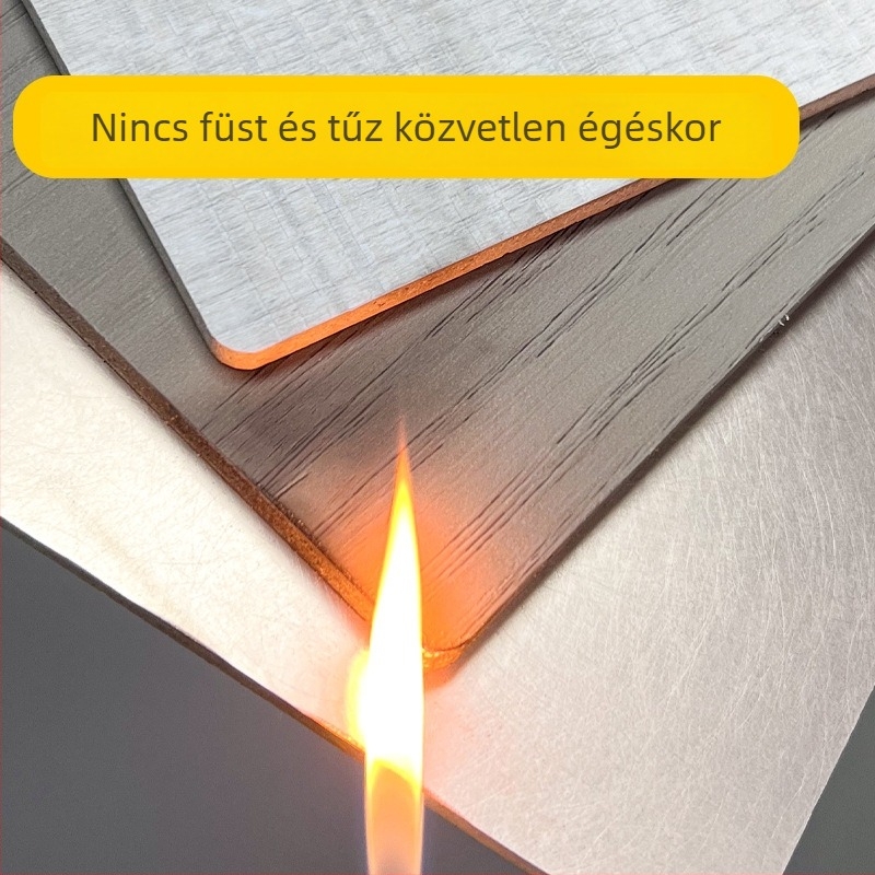 Bambuszrostból készült szénkristály falpanel, 1220x2440x5 mm – sík belső dekorpanel, modern minimalista stílus