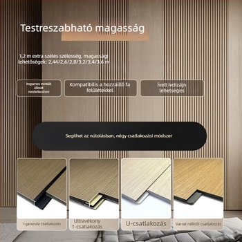 Bambuszszén rostból készült falpanel furnírozott fa felület, varrat nélküli integrált panel belső dekorációhoz, vízálló és nedvességálló