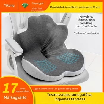 3D memóriahabos irodai ülőpárna deréktámasz integrált