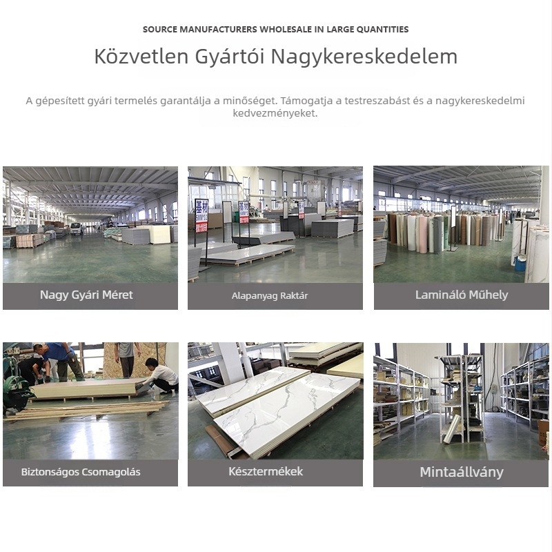 PVC falpanel UV bevonattal, magasfényű márványhatás