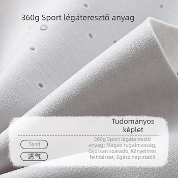 Pamutból készült, légáteresztő sportmelltartó lányoknak, gimnáziumi korosztálynak, merevítés nélkül, teljes kosár