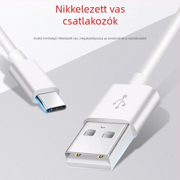 GARLONG 3-in-1 töltőkábel USB-C, Lightning és Micro-USB, gyors töltés, 1–2 m, fehér