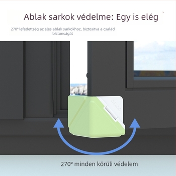 Alumínium ötvözetű ablakokhoz készült sarkvédők, ütközésgátló sarkvédők ablakokhoz és ajtókhoz, befelé nyíló ablakok sarkvédői, sarkvédő védőburkolatok