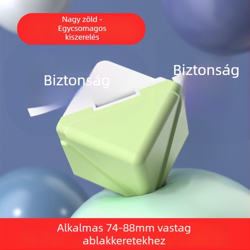 Alumínium ötvözetű ablakokhoz készült sarkvédők, ütközésgátló sarkvédők ablakokhoz és ajtókhoz, befelé nyíló ablakok sarkvédői, sarkvédő védőburkolatok