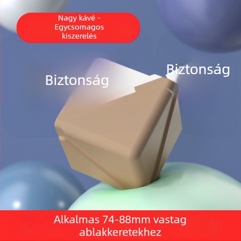 Alumínium ötvözetű ablakokhoz készült sarkvédők, ütközésgátló sarkvédők ablakokhoz és ajtókhoz, befelé nyíló ablakok sarkvédői, sarkvédő védőburkolatok