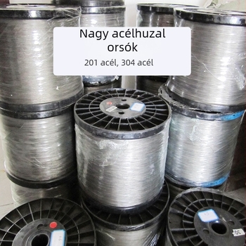 304 rozsdamentes acél, rugalmas damil gyöngyékszerekhez, bevont acéldrót