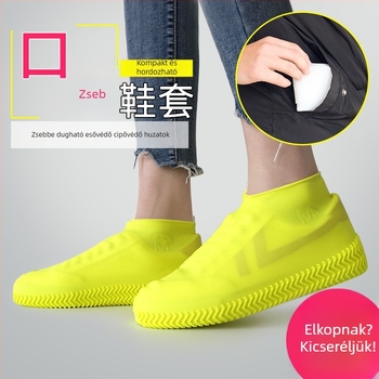 Szilikon esőcipővédők felnőtteknek és gyerekeknek – vízállóak, csúszásmentesek, kopásállók, hordozhatóak