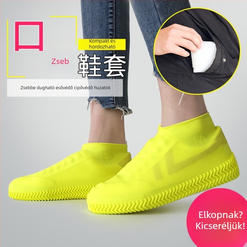 Szilikon esőcipővédők felnőtteknek és gyerekeknek – vízállóak, csúszásmentesek, kopásállók, hordozhatóak