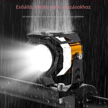Motorkerékpár LED fényszóró vetítő lencsével, univerzális külső lencsével, tangens spotfény, erőteljes fény hosszú- és középtávolságú