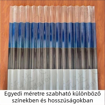 FRP tejfehér 850 kis hullámú tetőfedő napvédő panel, esőálló, UV-átlátszatlan panel