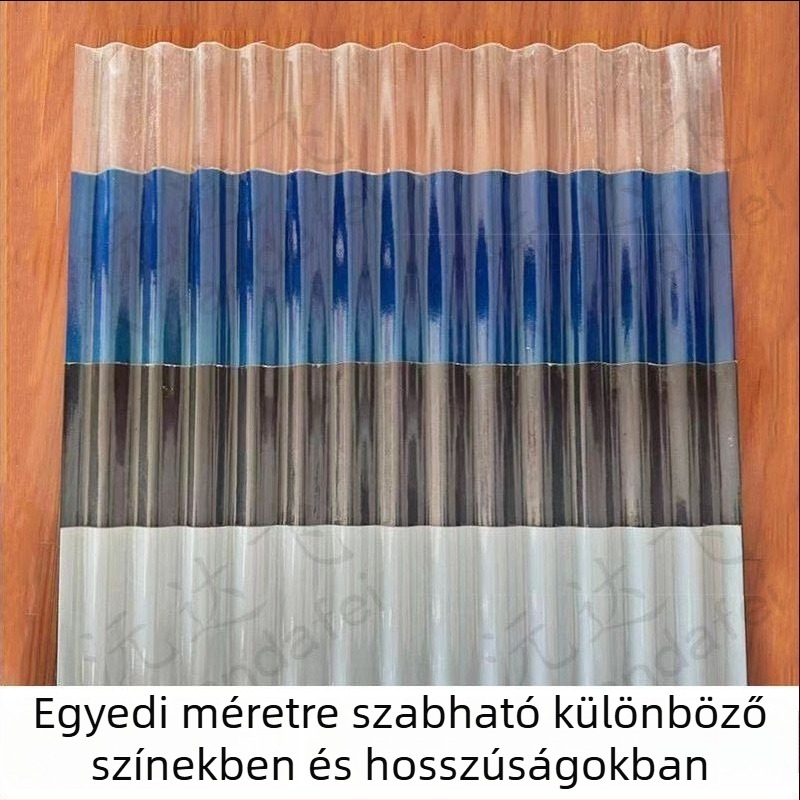 FRP tejfehér 850 kis hullámú tetőfedő napvédő panel, esőálló, UV-átlátszatlan panel