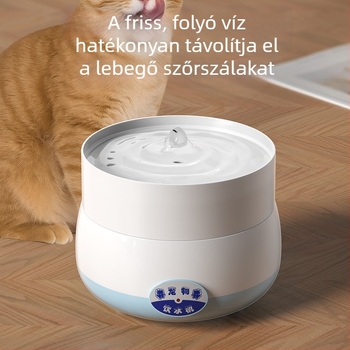 Macska vízadagoló állandó hőmérsékletű joghurtkészítő funkcióval, téli fűtés konzerv ételekhez, rozsdamentes acél macska tál