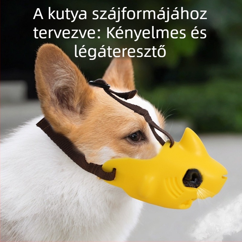 Kutyaszájkosár – harapás- és ugatás elleni védelem, háziállatmaszk, kis- és közép- és nagytestű kutyáknak, megakadályozza az evést, lehetővé teszi a vízivást