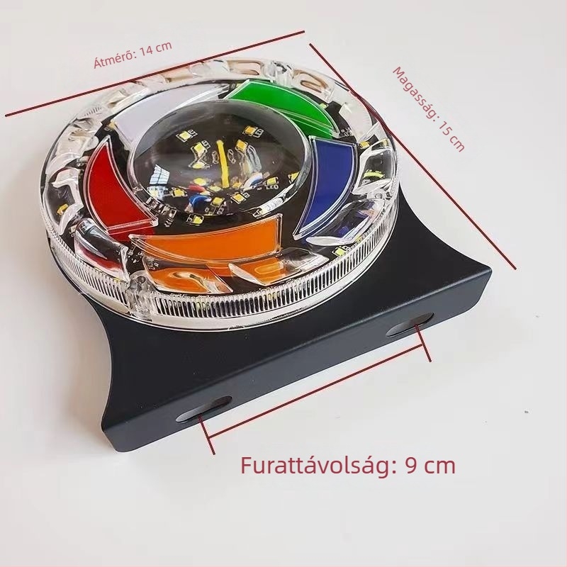 24V-os LED hátsó lámpa nagy teherautókhoz és félpótkocsikhoz – vízálló, nagy fényerő, színes villanó fények, figyelmeztetés ütközésre, hátsó ködfény