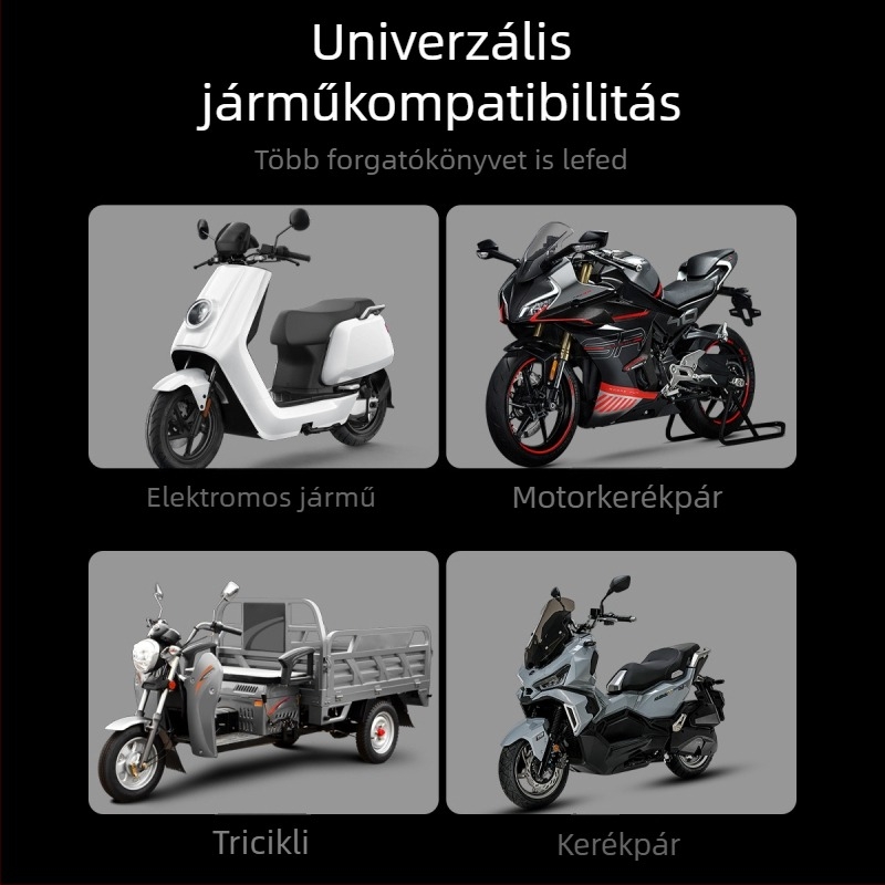 Motorkerékpár LED fényszóró, nagy fényerő, H4/BA20D/P15D, sárga–fehér kettős szín