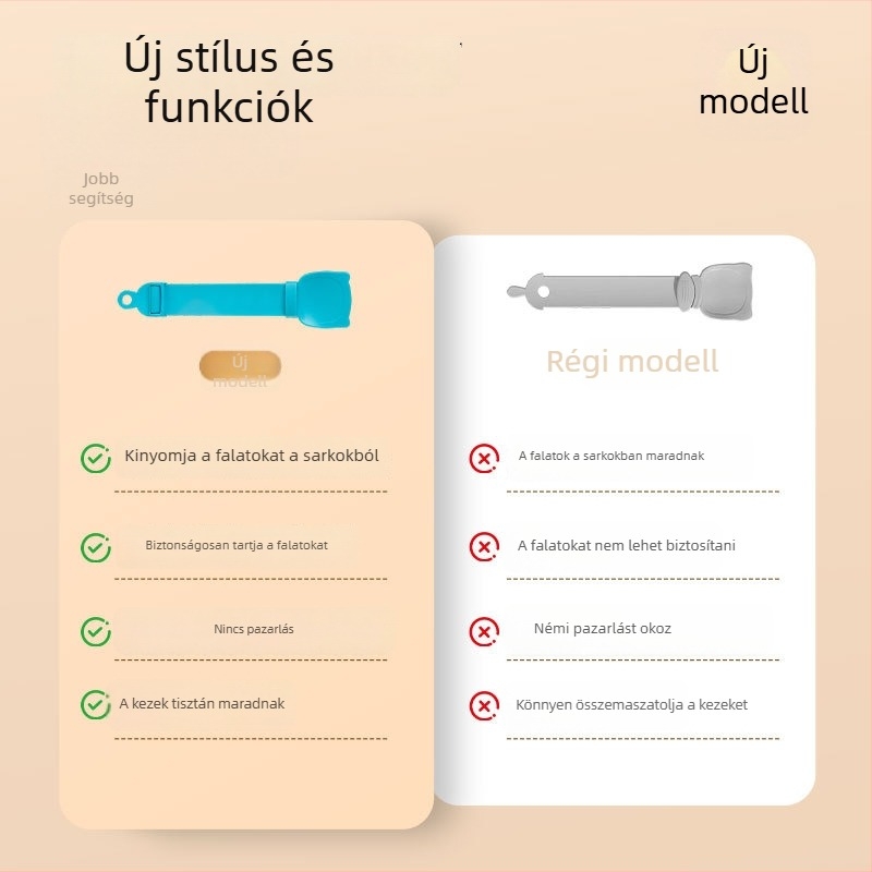 Macska jutalomfalatát adagoló tekercs nyomóval és etetőkanállal